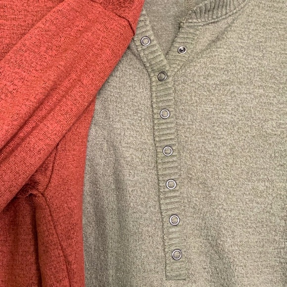 2 Abercrombie Fitch Comfy Top Shirt Soft Cozy Loungewear Jersey Knit Loose Fit - Picture 5 of 10